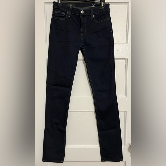 J.Crew dark denim skinny jeans. Size 27. Excellent used condition - Picture 2 of 4
